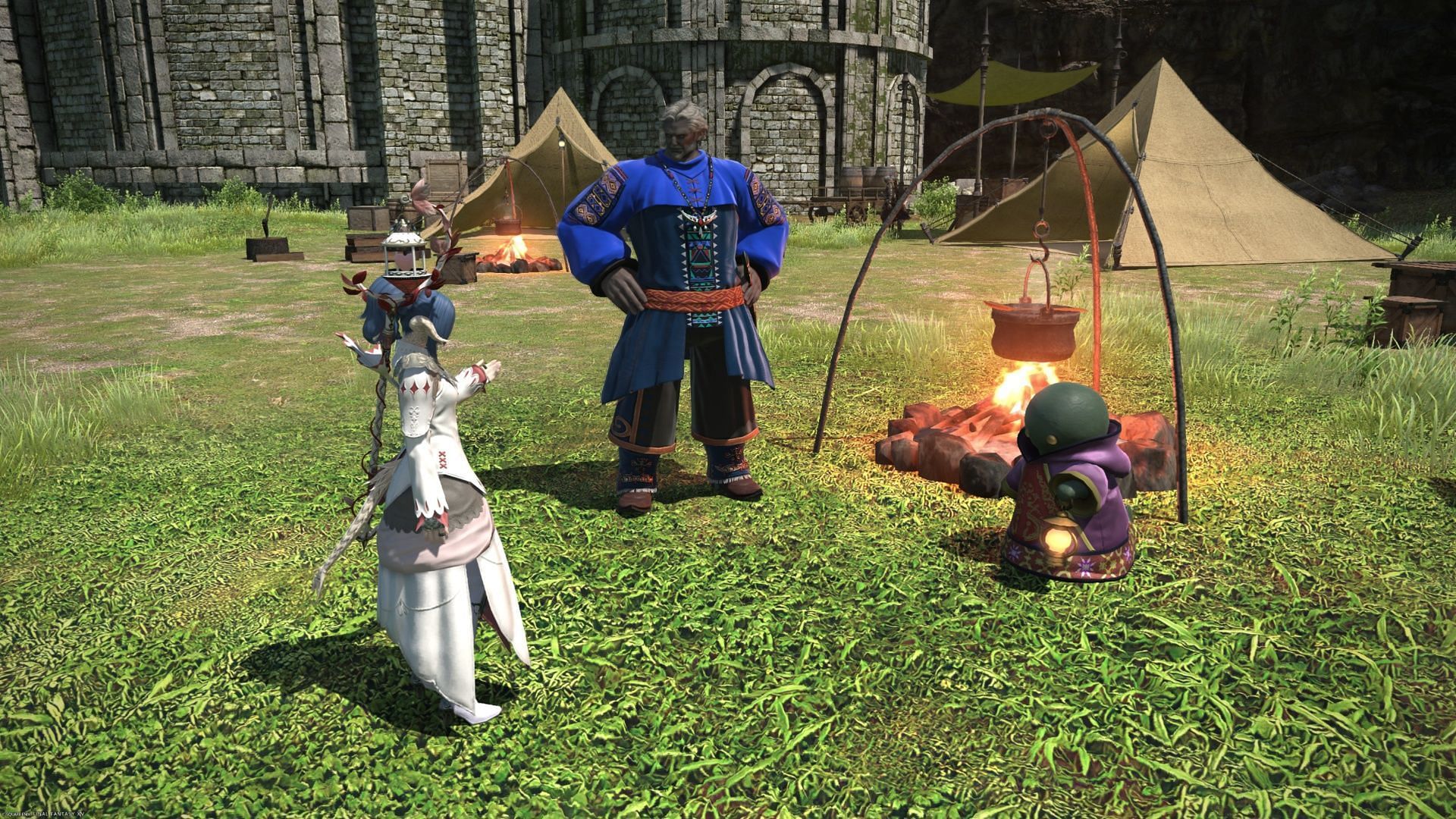 Being able to queue with a 48-player group for Occult Crescent is huge (Image via Square Enix)